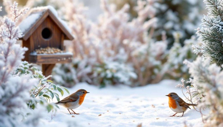 Voici quoi installer au jardin pour aider les rouges-gorges à survivre au froid
