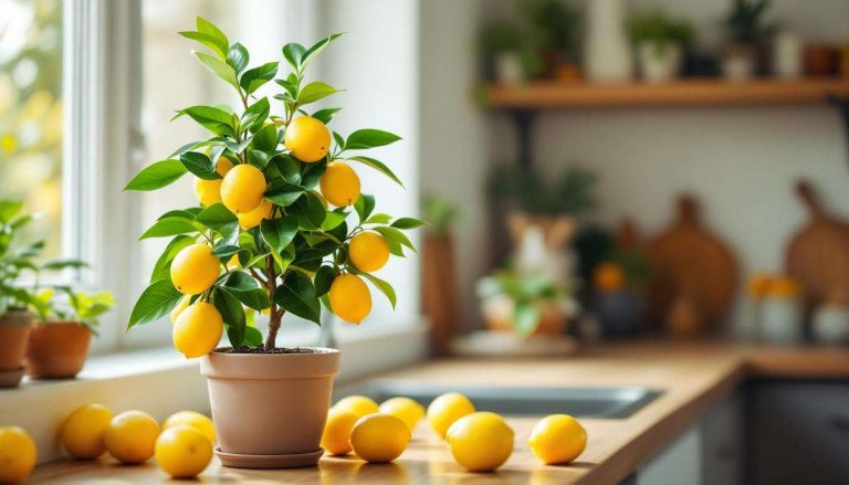 Citronnier en pot : l’engrais naturel de votre cuisine pour une explosion de fruits